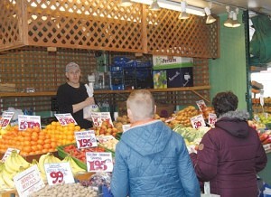 Michael Wallwork of Wallwork’s Green Grocers Bolton Market