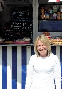 Ruth Cook of JJ’s Sandwich Bar Romford Market