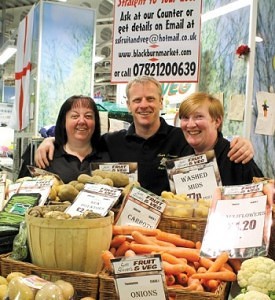 Scott Stewart of Scott Stewart’s Fruit & Veg Blackburn Market