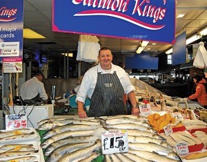 Tony Frame of The Salmon King Bolton Market