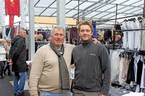 Terry Clarke and his stall Great Homer Street Market