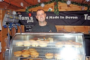 Andrew Chambers of ‘Tom’s Pies’ Exeter Christmas Market
