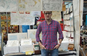 Andrew Mottram of ‘Malby Maps Ltd’ Old Spitalfields Antique Market