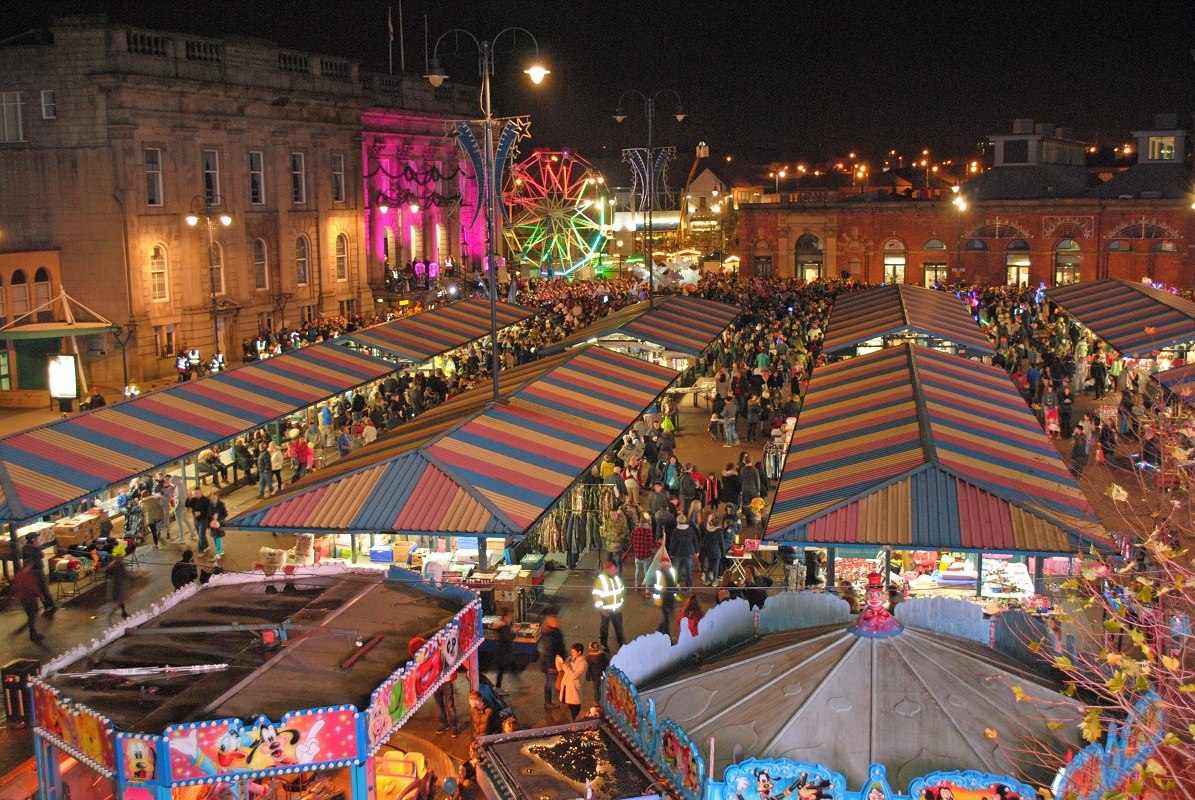 Ashton Market Night Scene