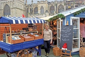 Emma Rhodes of ‘Emma’s Soaps’ Exeter Christmas Market