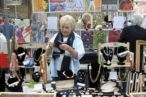 Jane Renwick of ‘Vintage Jewellery’ Old Spitalfields Antique Market