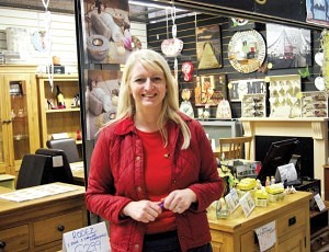 Liz Spooner of Kel Furnishings Bilston Market