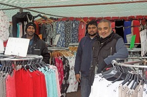 M.S Barsa (R) of Fashion Arcade Grays Market