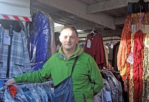 Nigel Smart of Chainstore Clothing Bilston Market