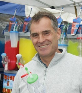 Perrin Mott of Tropical Slush Stall Blackbushe Market