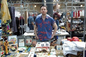 Tim Stevens of ‘Why Are You Being Weird With Me’ Old Spitalfields Antique Market