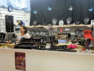 Veronica Battisson of Kittys Fashion Jewellery Hanley Market