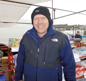 Ste Bradley selling ‘Household Goods’ Earlestown Market
