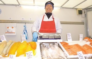 Ste Coultis of ‘The Fish Stall' Earlestown Market
