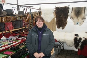 Jacqueline Hanna manager of ‘Ridgeway Leather Skipton Market