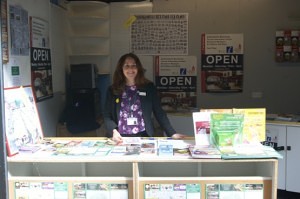 Debby Pepper Tourist Information Stop Leek Market