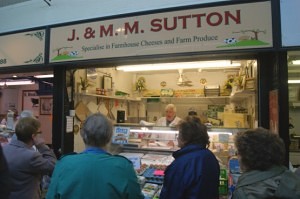 John Sutton of J MM Sutton Leek Market
