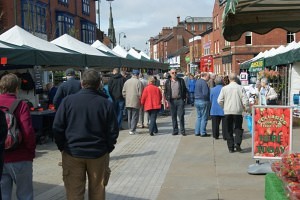 Busy Leek Market