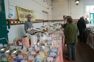 Neil Topliss of The traditional Toffee Stall Leek Market