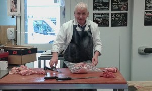Anothy Cuthbert from Garys Meats Freeman Street Market