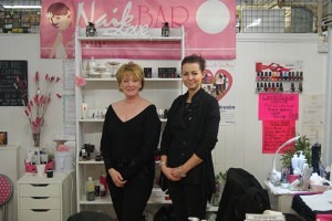 Diane Warrender and Megan Ellams of Nail Bar Chester Market