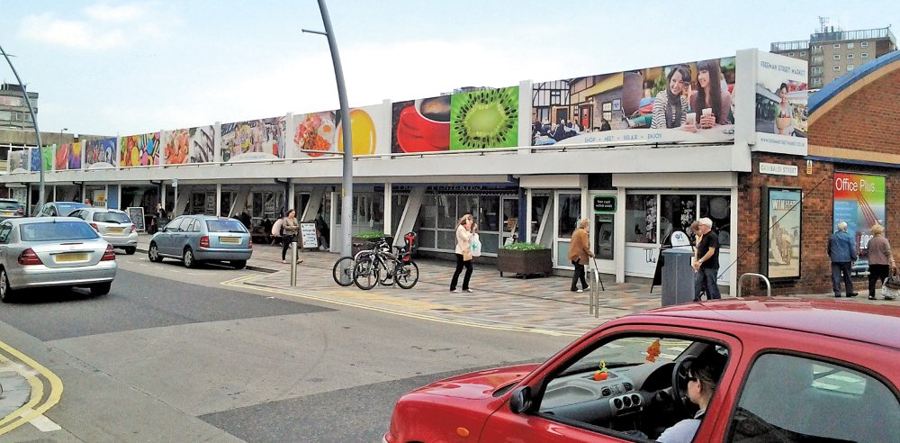 Freeman Street Market’s bright exterior
