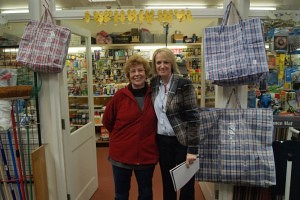 Sandra Taker of The Tool Box with Market Manager Karen Bates