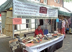 Darren Marlow of Exclusive by Design Swadlicote Market