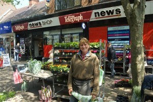 Faith Waddington of Faith Plants Swadlincote Market