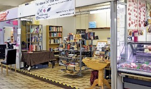 One of the charity stalls at Rugeley market