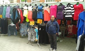 Dhillon stocks a wide range of ladies clothing, from leggings to dresses, jumpers to coats, which he sources from several different countries