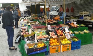 Keith Eaton with some of his quality fresh produce